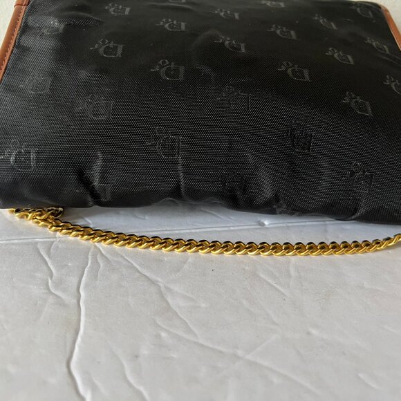 80'S VINTAGE CHRISTIAN DIOR TROTTER CLOTH EVENING LOGO BAG - Picture 4 of 8